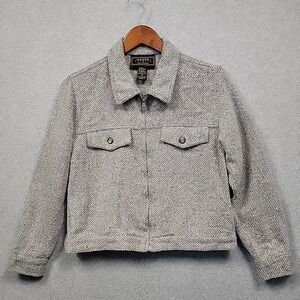 Heather Gray Zip Up Women's Jacket
